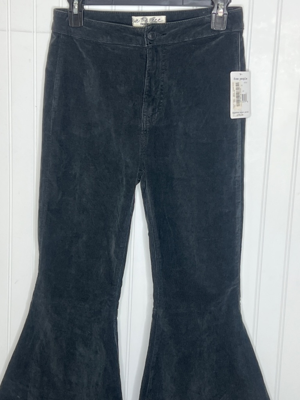 Free People Black Corduroy Flare Pants - Picture 3 of 13